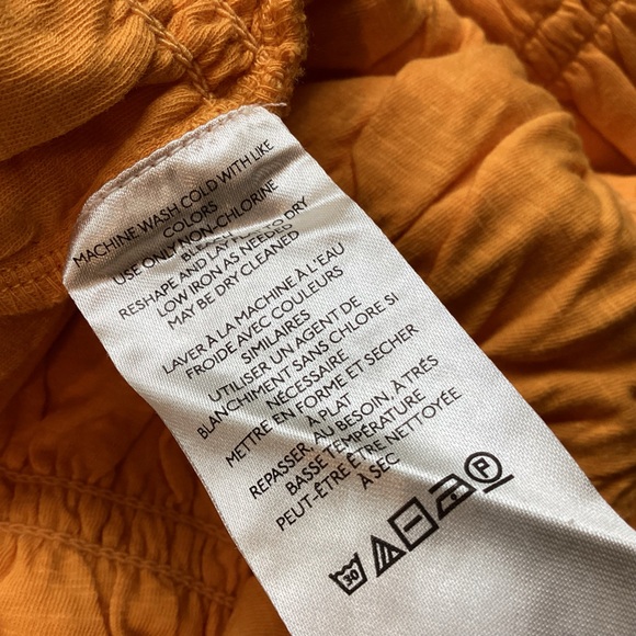 Anthropologie Smocked Tube Top NWT Mango XL - Picture 5 of 6